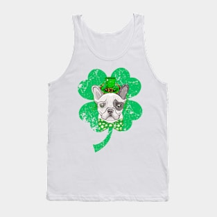 Funny Bulldog lover for irish Tank Top